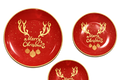 Festive Christmas Dinner Plates – Red & Gold Collection 🎄