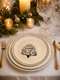 Silver Pine Christmas Place Setting