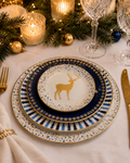 Midnight Reindeer Place Setting